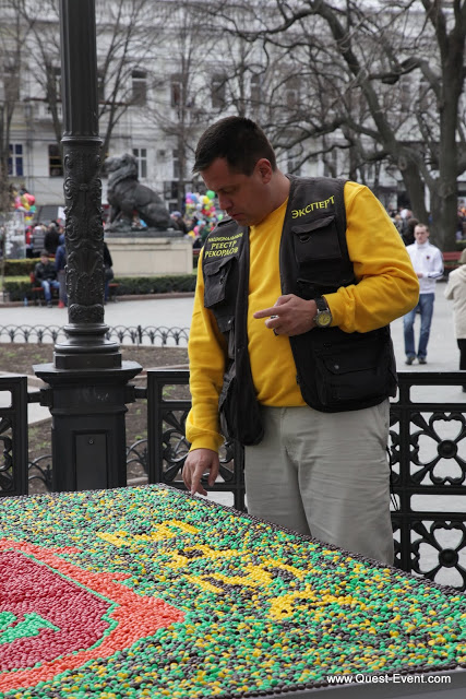 IMG 1948 - Картина из драже M&Ms