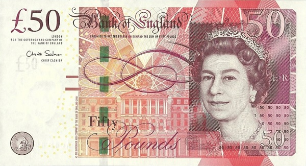 gbp 50 2010 - Какая самая дорогая денежная купюра в мире?